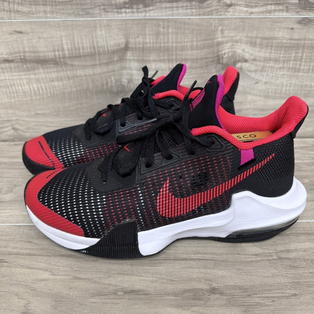 Nike Men's Air Max Impact 3 Black/Red/Pink Sneakers Shoes DC3725-005 Size US‎ 8